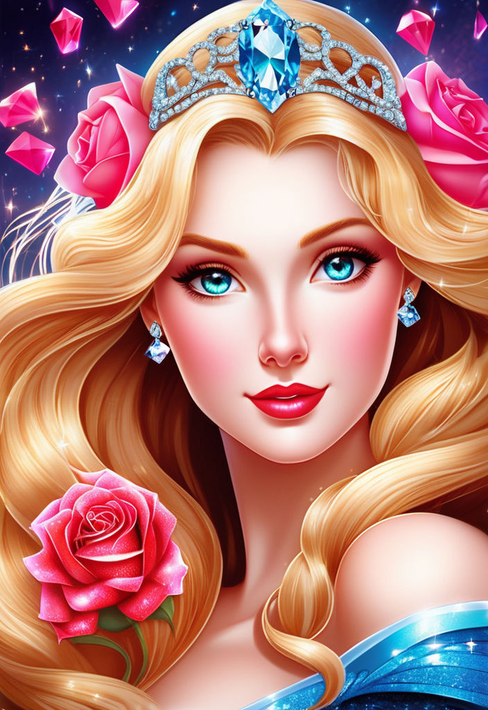 Disney Princess Aurora - 5D Diamond Painting 