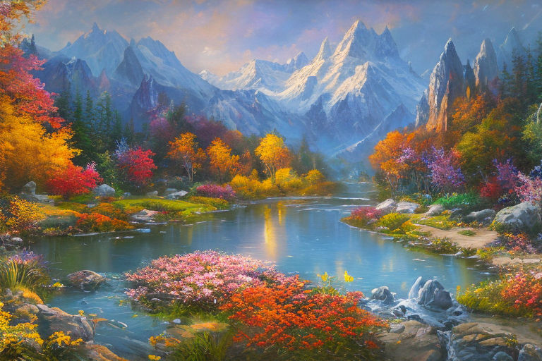 bob ross paintings flowers