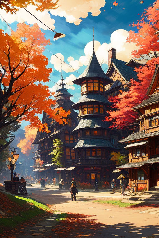 Download Shrine Stairs Japanese Anime Temple Wallpaper | Wallpapers.com