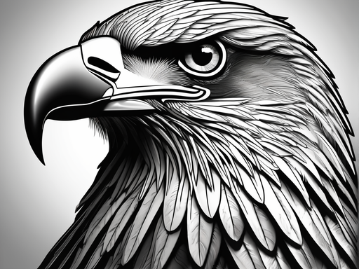 Eagle Head Vector Front View Cartoon Stock Vector (Royalty Free) 311478977  | Shutterstock