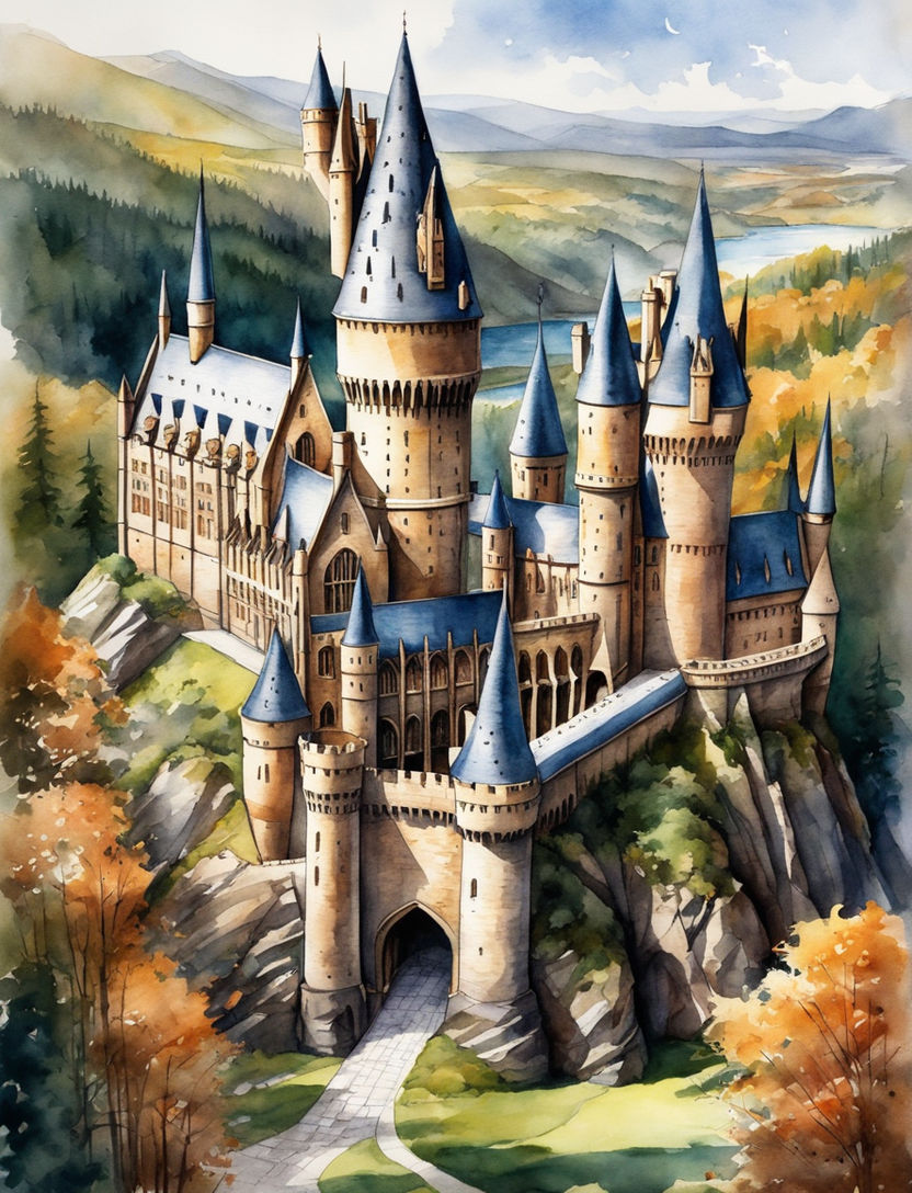 Discover more than 79 hogwarts school sketch best - seven.edu.vn