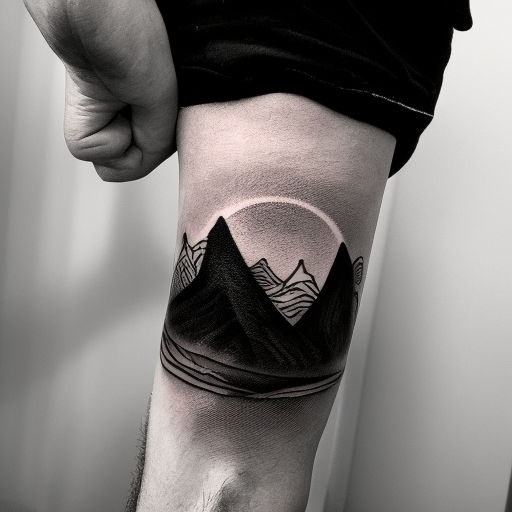 Abstract mountain tattoo by SimonaBorstnar on DeviantArt