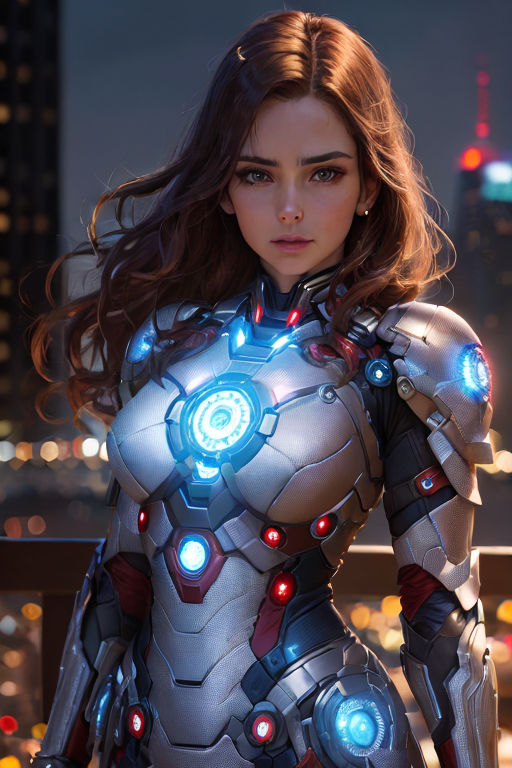 female iron man suit