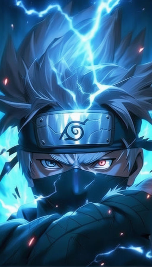 Download Kakashi Hatake and Tobi Face Off in the World of Naruto Wallpaper