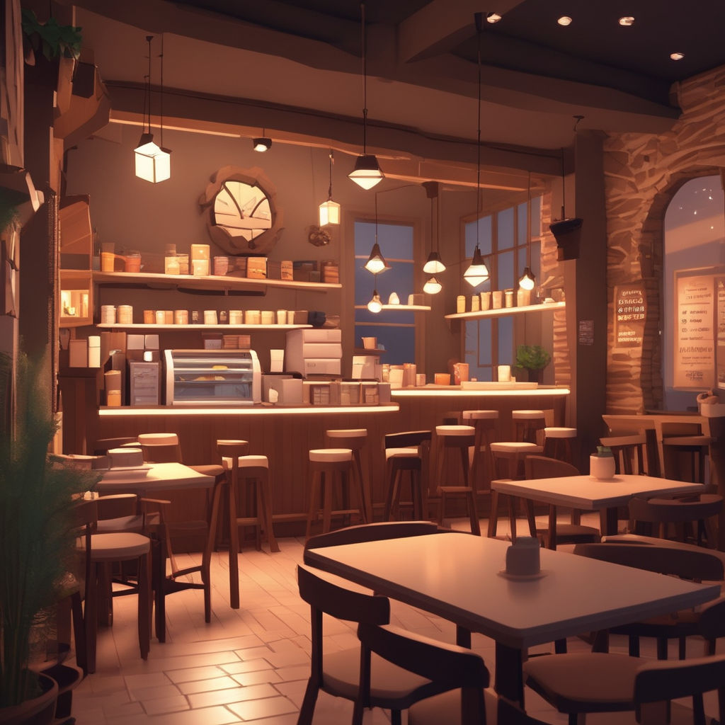 EXT. STREET SHOPPING - DAY. Anime background , Episode interactive  background, Scenery background, Anime Coffee Shop HD wallpaper | Pxfuel