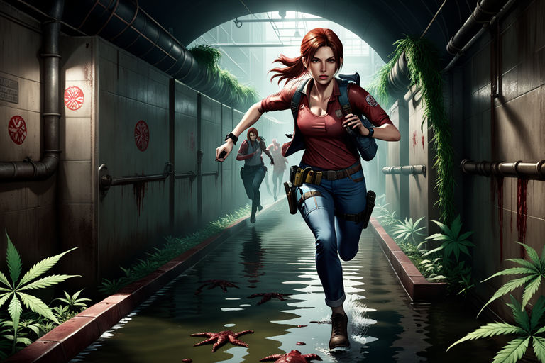 Claire redfield, high resolution, detailed digital art, realistic