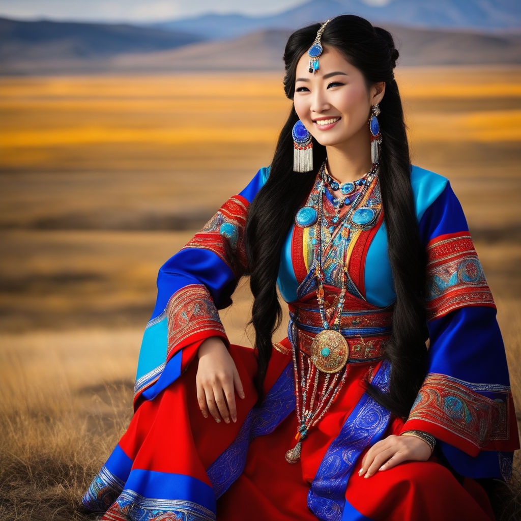 mongolian clothing patterns