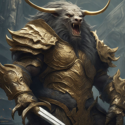 minotaur warrior art