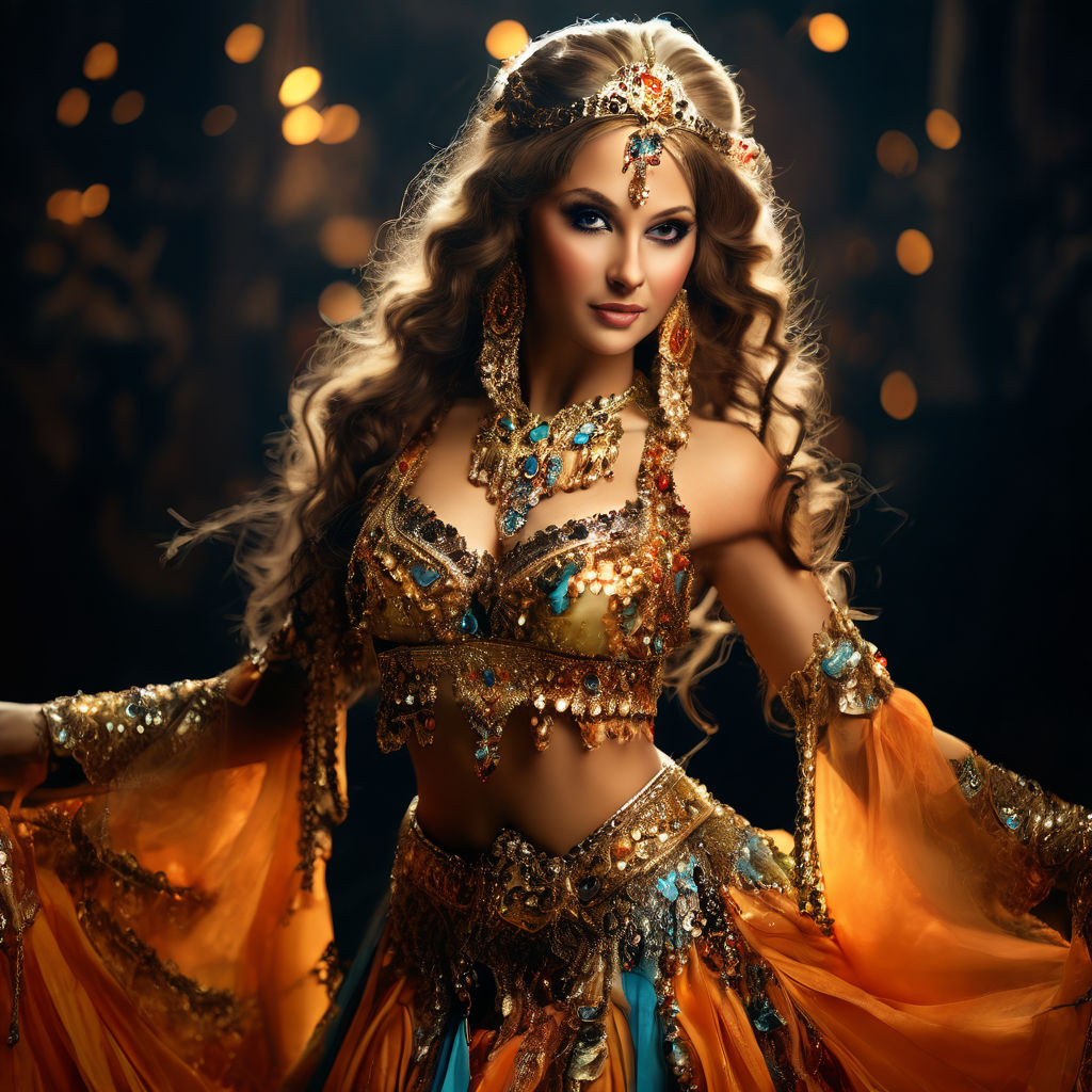 beautiful egyptian belly dancer - Playground