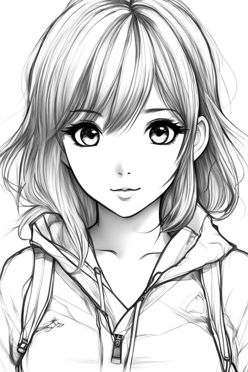 40 Amazing Anime Drawings And Manga Faces - ekstrax  Anime girl drawings,  Anime art girl, Manga drawing