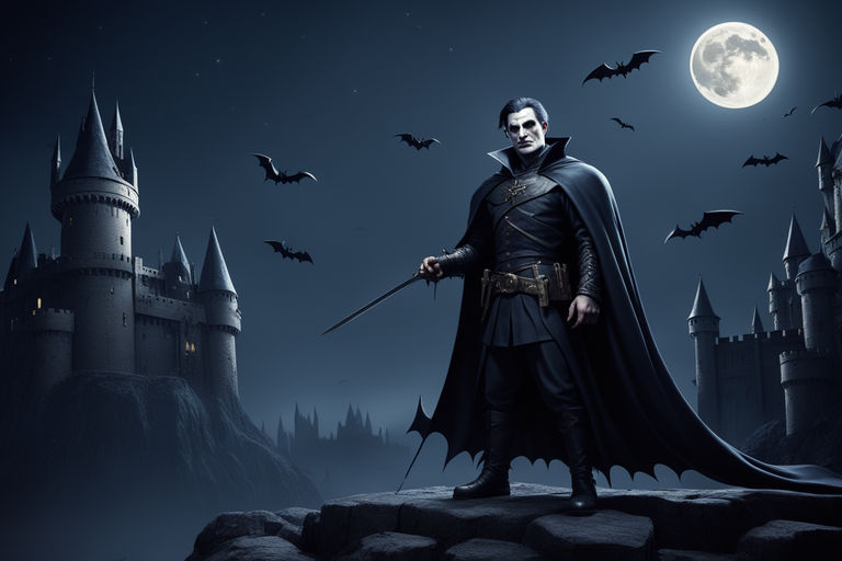 prompthunt: Monster Dracula, Bat Wings, Demon Face, Full Body Shot, Fierce  Look, Perfect Face, A young handsome vampire man, Dracula, in a long black  cloak, cinematic, epic, dramatic, ultra hd, very detailed