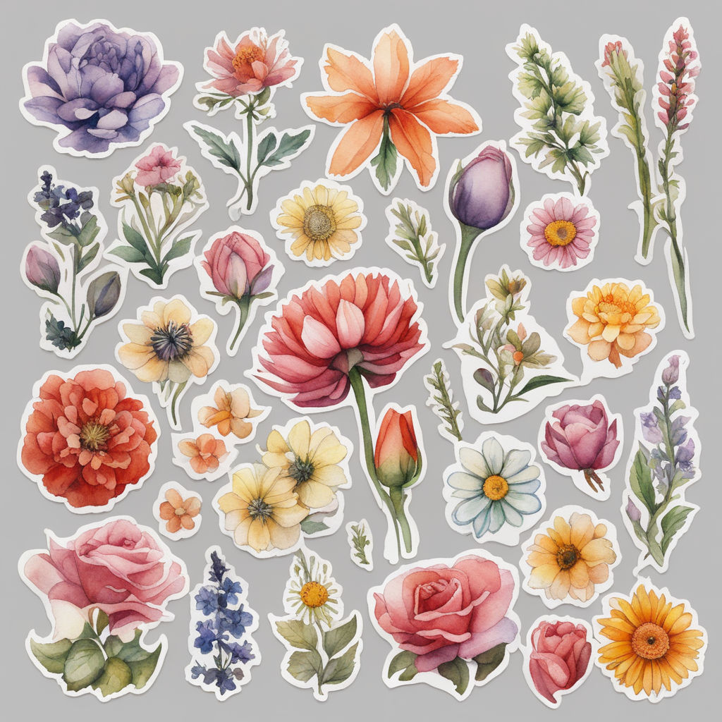 Beautiful flowers' Sticker