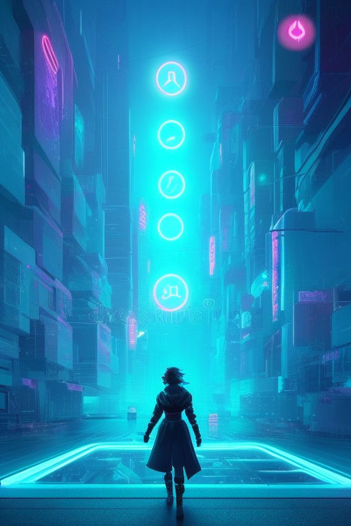 Generate a visually captivating cyberpunk wallpaper showcasing a