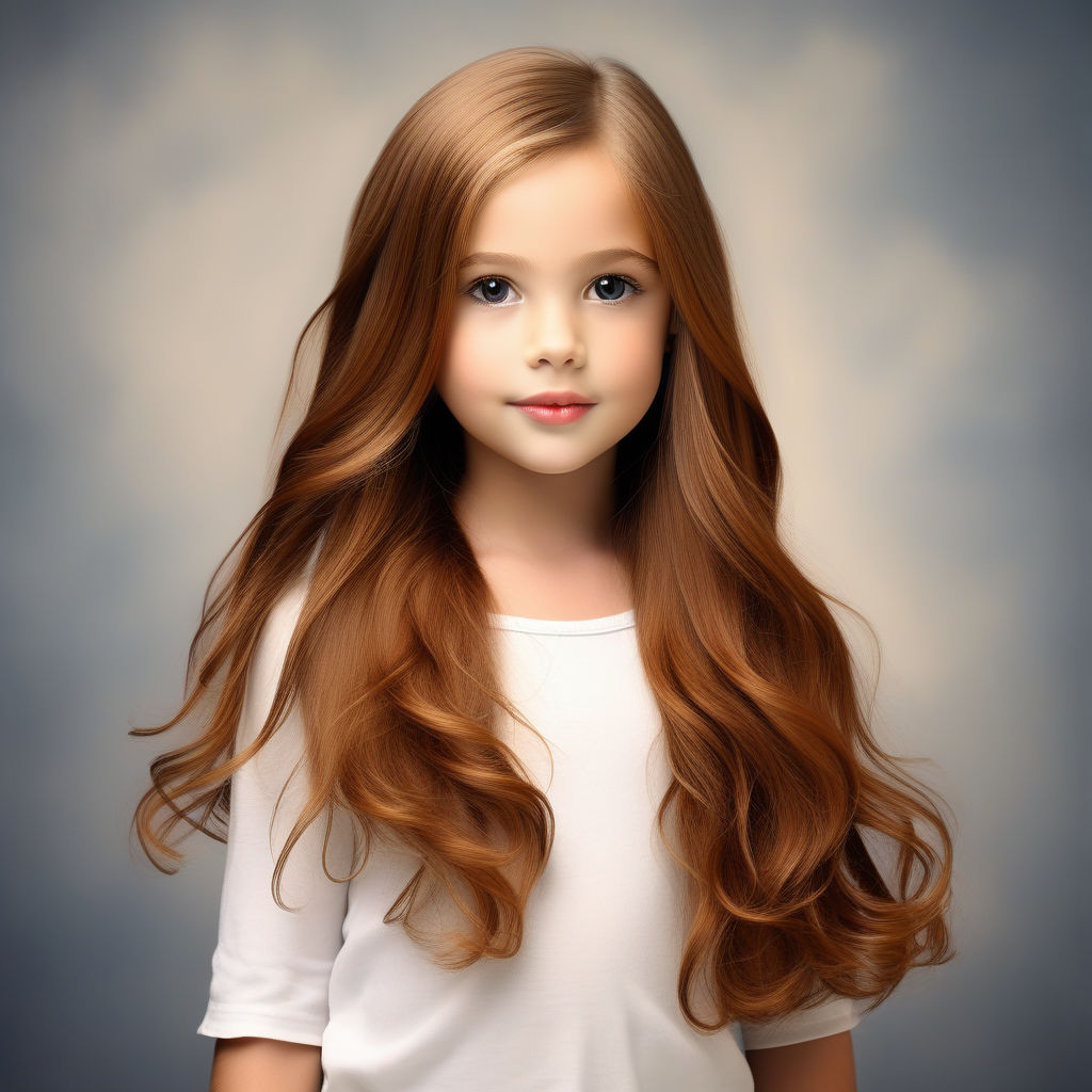 7 year old girl brown hair - Playground