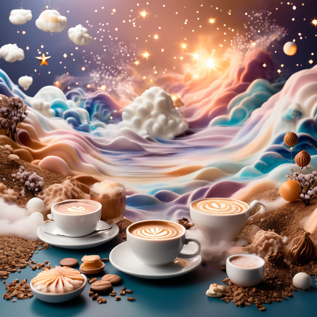 Giant Coffee Cup // magical Photoshop composite by @misskatyenglish