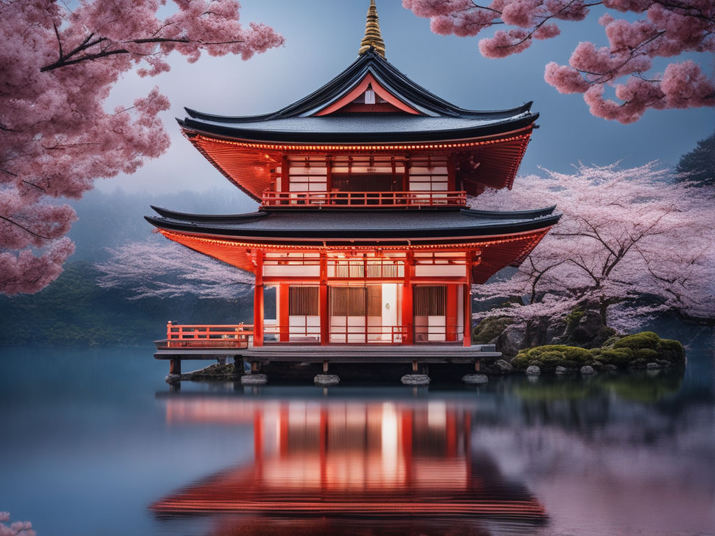 Elegant Japanese Pagoda ~🌸 Minecraft Map