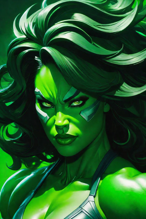 She-Hulk: She-Hulk Split Personality Mural - Officially Licensed