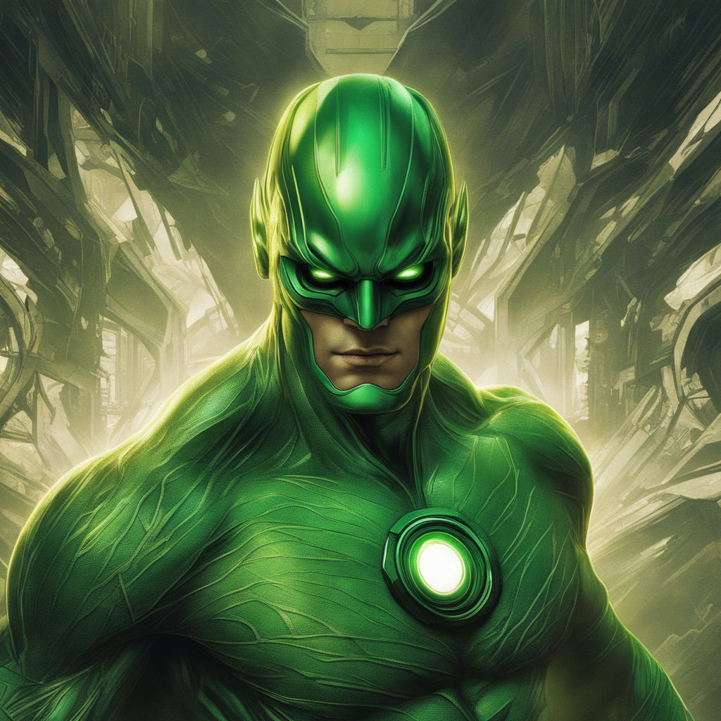 The Green Lantern Drawing by Karthikeyan Yuvaraj - Pixels