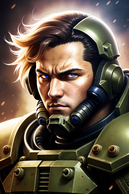 starcraft marine portrait