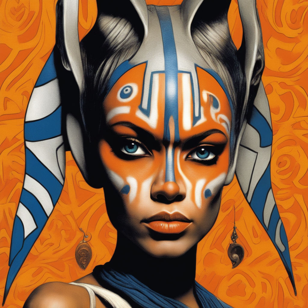 Ahsoka Tano Star Wars Clone Wars - 5D Diamond Painting 