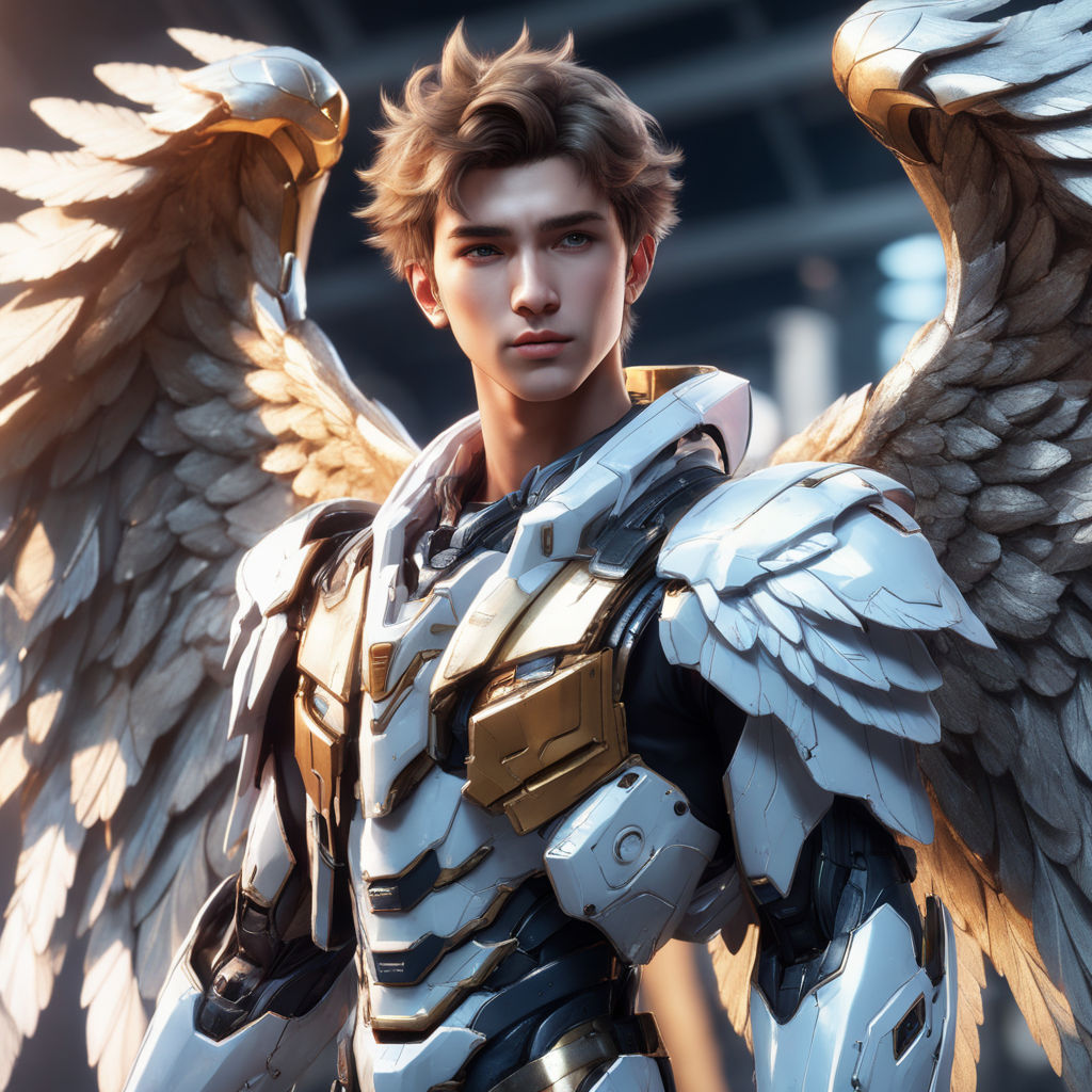 male guardian angels anime