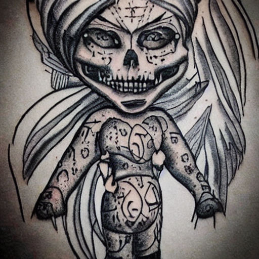 Voodoo Doll Tattoo Posters for Sale  Redbubble