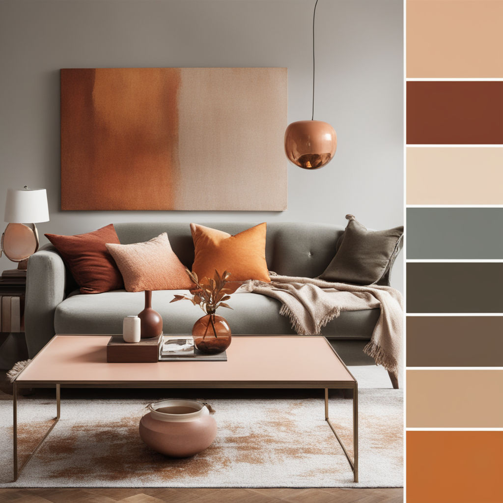 Shades of Peach Color Palette