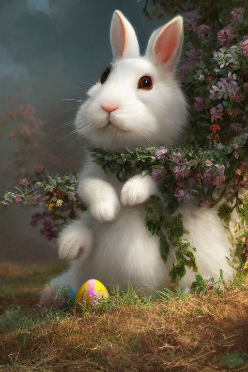 ArtStation - Cute Easter Bunny
