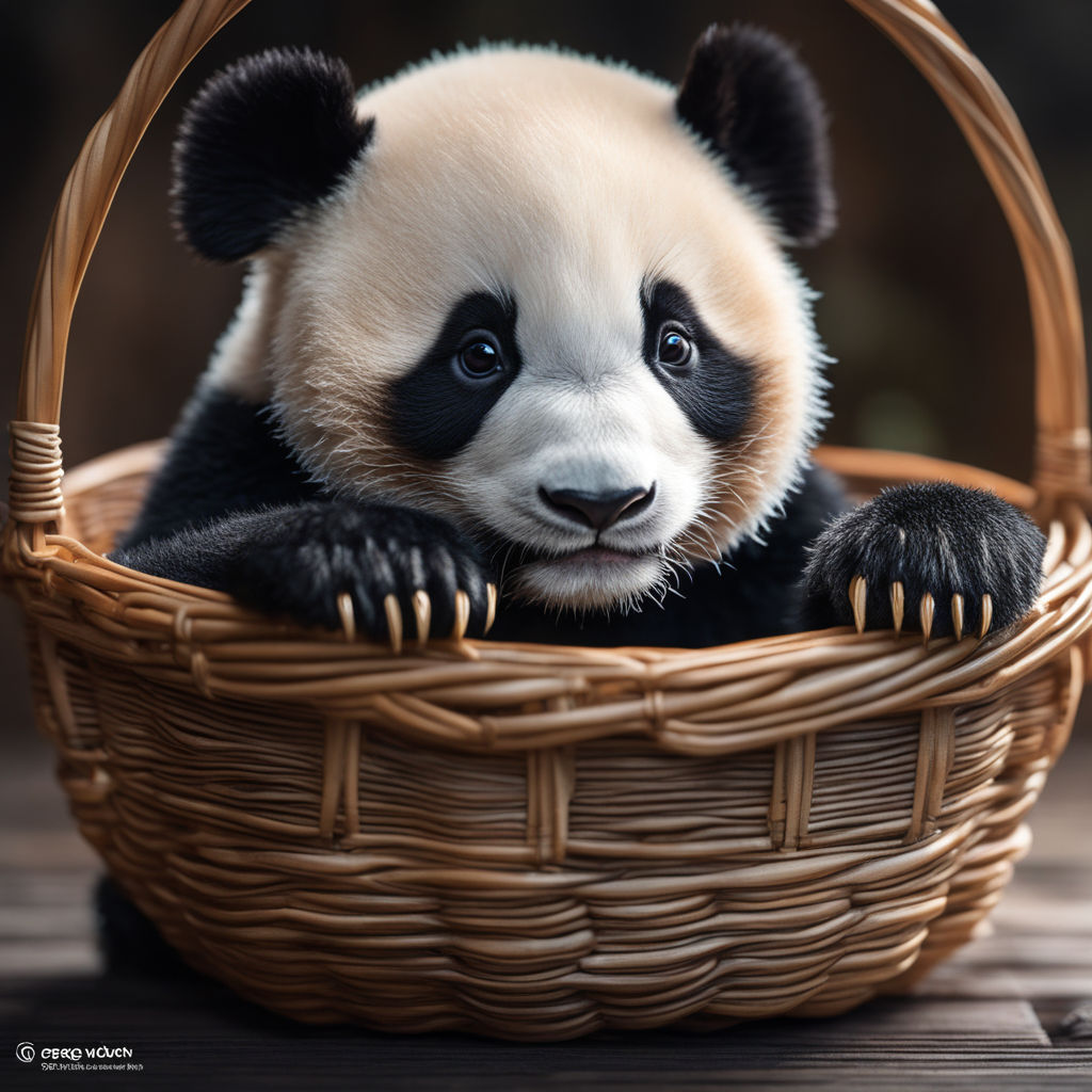 A playful panda, happily munching on bamboo, in a cute and cheerful art  style, with a moderate level of detail. sticker, joyful, vibrant colors,  cartoonish style, vector, contour, white background