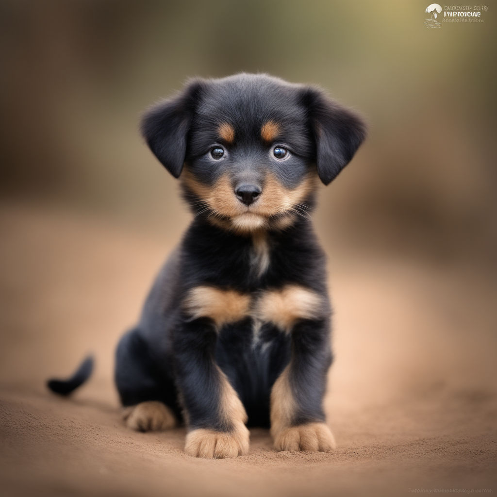 newborn rottweiler puppy