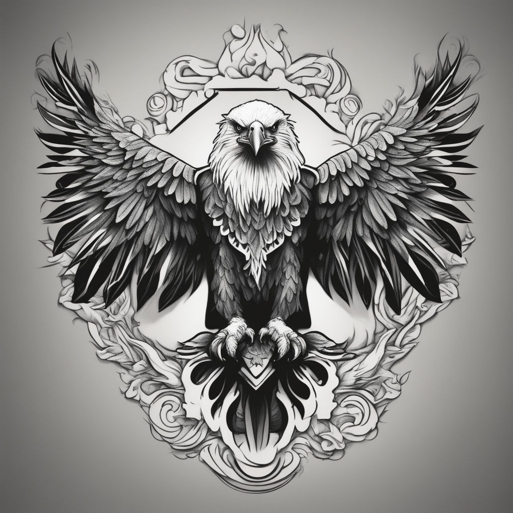 Buy Zokey Original Design Waterproof Temporary Tattoo Stickers Black And White  Eagle S Online at desertcartINDIA