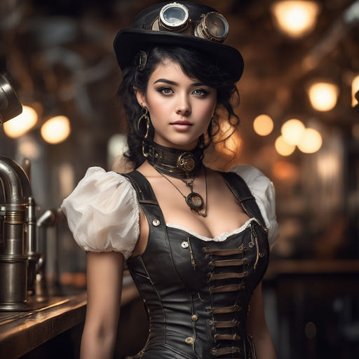 steampunk female