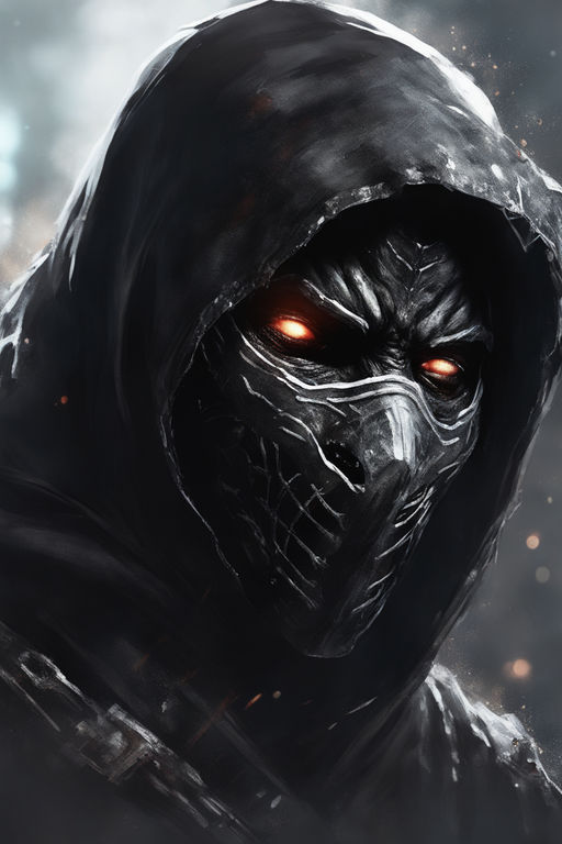 Download Noob Saibot Unleashing Darkness in Mortal Kombat Wallpaper