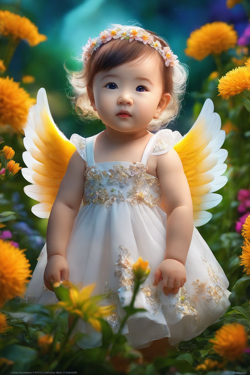 cute baby angel wallpapers