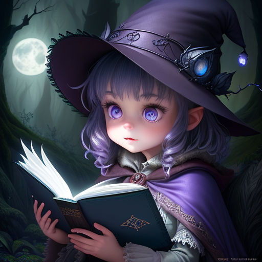 anime girl witch - Wallpaper Cave