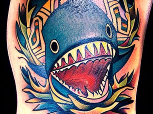 70 Traditional Shark Tattoo Designs For Men  Old School Ideas