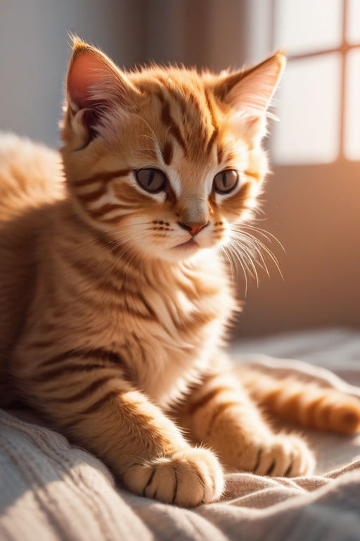 baby orange tabby kittens with blue eyes