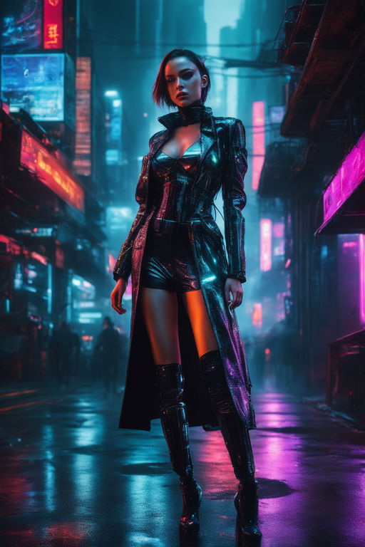 Cyberpunk girl - Playground