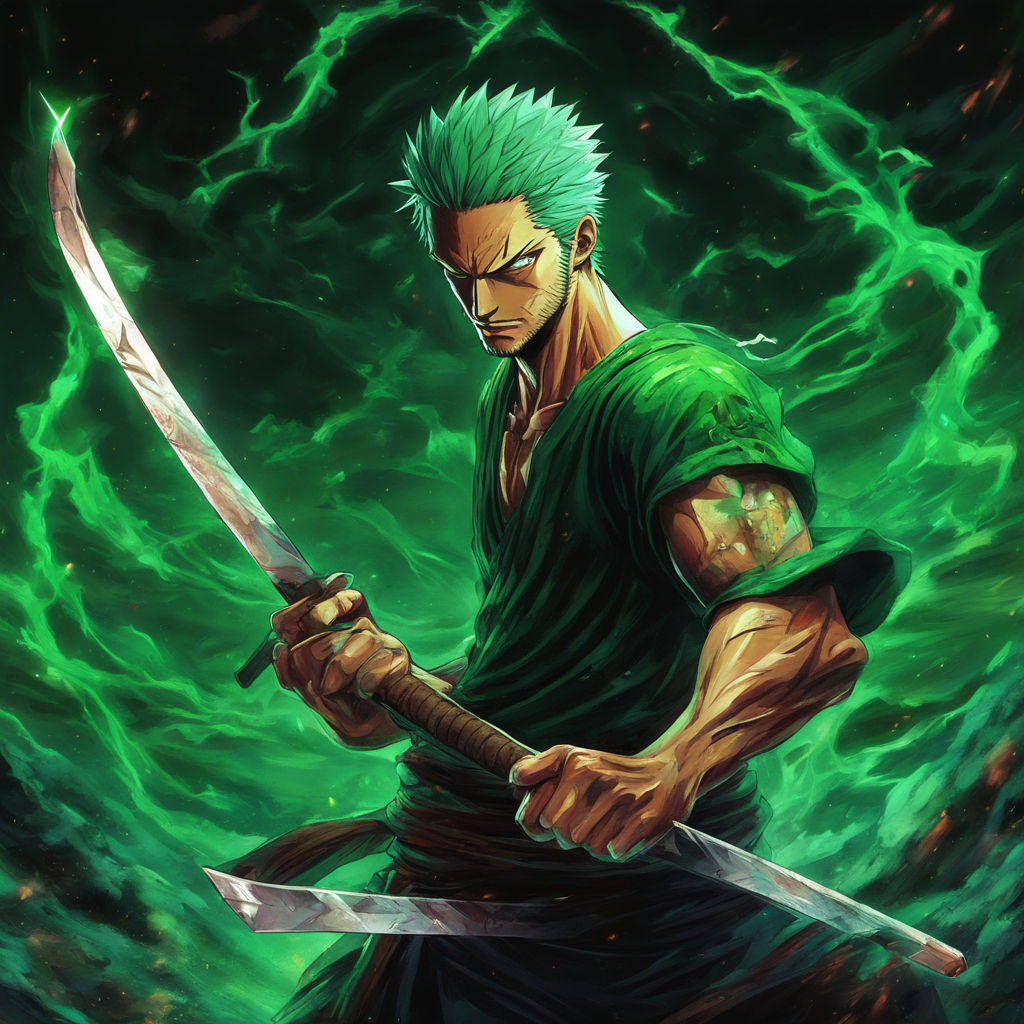 Download Red Aura One Piece Zoro 4k Wallpaper