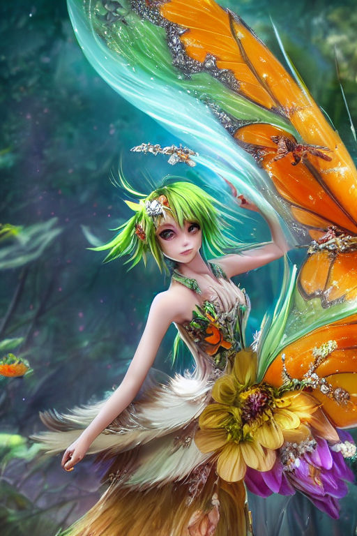 anime nature fairy