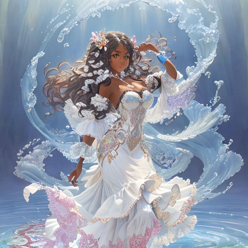 Sea Goddess by zeiva  Beautiful fantasy art Goddess art Illustration art