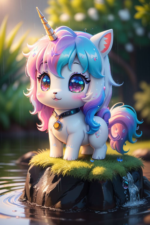 A CUTE UNICORN\