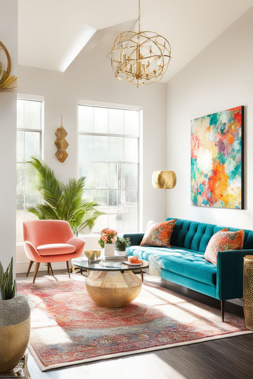Create To Classic Home Turquoise Sofa