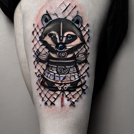 Raccoons for me by Jamie Goodspeed at Black Rose Tattoo Deerfield Beach  FL  rtattoos