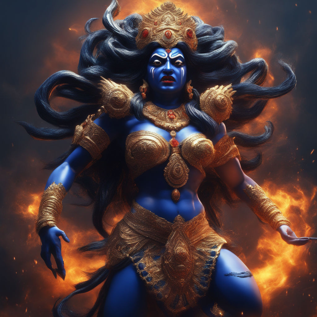 Mahakali Should Be Depicted As A Fierce Warrior Goddess