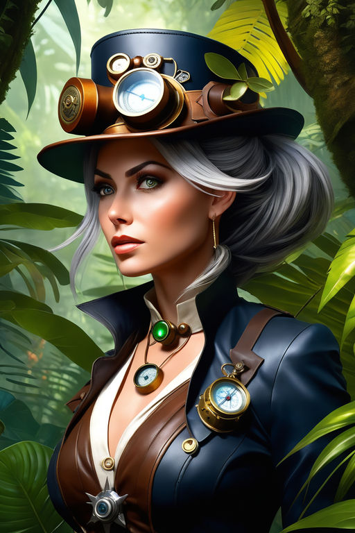 Steam Punk Western Girl Art by JunglecatDreams on DeviantArt