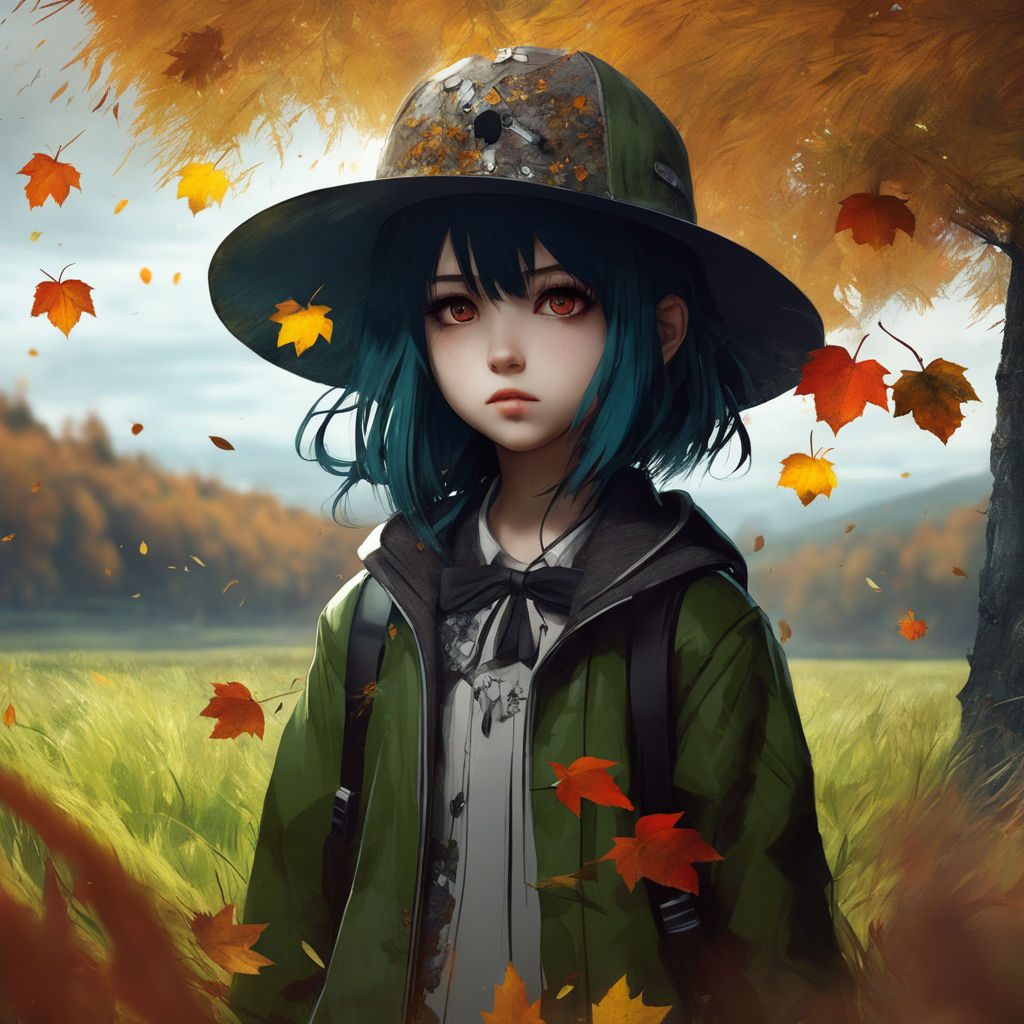 anime style goth girl - Playground