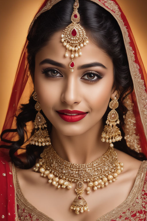 An Indian Lady Bridal Makeup Playground