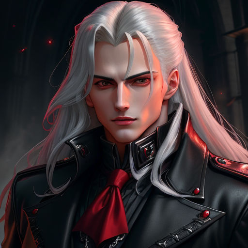 Anime/Random/OtherPictures - 🩸white hair Male Vampire🩸 - Wattpad