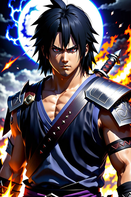 detailed full body portrait sasuke uchiha - Playground